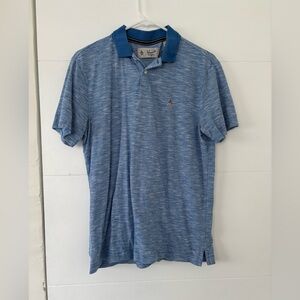 Original Penguin Heathered Blue Polo Shirt
